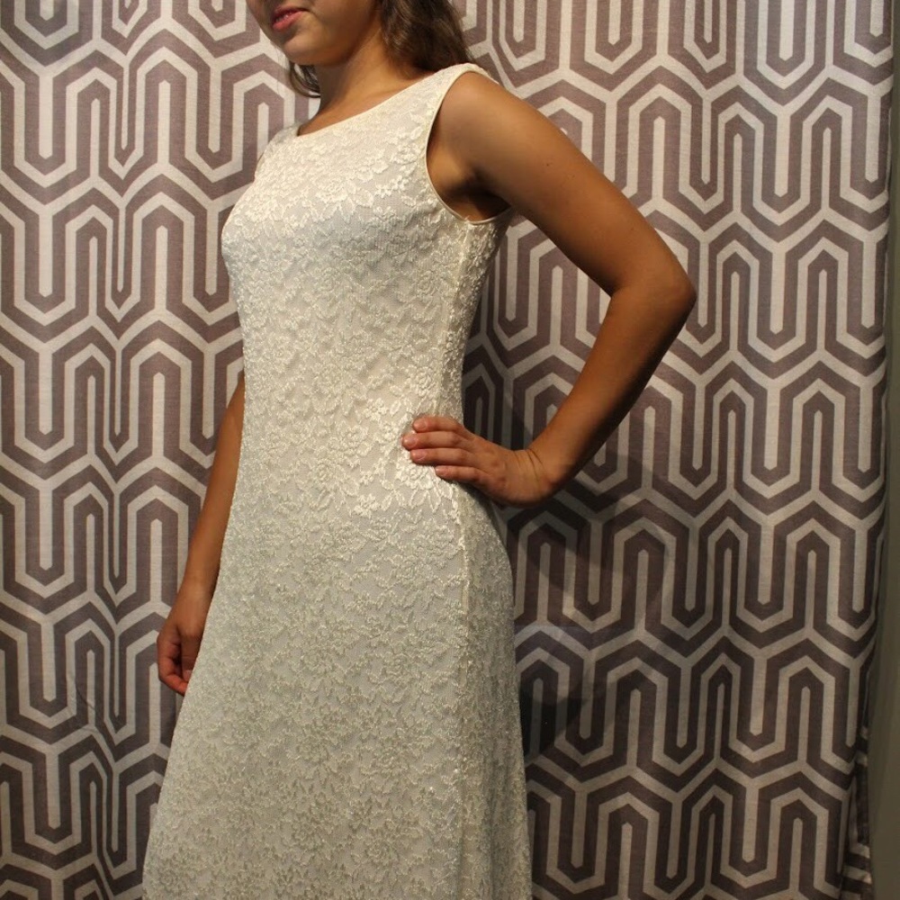 Classic vintage champagne dress
